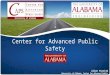 Center for Advanced Public Safety University of Alabama Allen Parrish University of Alabama, Center for Advanced Public Safety