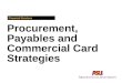 Procurement, Payables and Commercial Card Strategies Financial Services