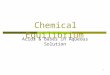 Chemical Equilibrium Acids & Bases in Aqueous Solution 1
