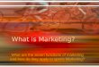 What is Marketing? What are the seven functions of marketing and how do they apply to sports Marketing?