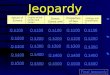 Jeopardy Nature of Science Origins of the Ocean and Ocean Geography Ocean Zones and Habitats Properties of Sea Water Ecology and Classification Q $100