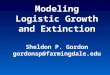 Modeling Logistic Growth and Extinction Sheldon P. Gordon gordonsp@farmingdale.edu