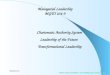 MGTO234-91 Charismatic Authority System Leadership of the Future Transformational Leadership Managerial Leadership MGTO 234-9