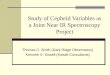 Study of Cepheid Variables as a Joint Near IR Spectroscopy Project Thomas C. Smith (Dark Ridge Observatory) Kenneth E. Kissell (Kissell Consultants)