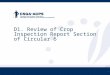 D1. Review of Crop Inspection Report Section of Circular 6 1