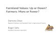 Farmland Values: Up or Down? Farmers: More or Fewer? Damona Doye Regents Professor and Rainbolt Chair in Agricultural Finance Roger Sahs Assistant Extension