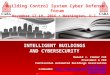 ©2015 Continental Automated Buildings Association (CABA). INTELLIGENT BUILDINGS AND CYBERSECURITY Building Control System Cyber Defense Forum November