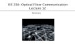 EE 230: Optical Fiber Communication Lecture 12 Receivers