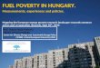 FUEL POVERTY IN HUNGARY. Measurements, experiences and policies. Mapping the European energy poverty research landscape: towards common action and co-operation