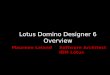 Lotus Domino Designer 6 Overview Maureen LelandSoftware Architect IBM Lotus