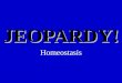 JEOPARDY! Homeostasis Your Host: Mrs. Spencer!!! Your Picture