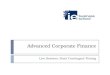 Advanced Corporate Finance Live Session: State Contingent Pricing