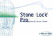 Stone Lock ® Pro Facial Recognition for Access Control TM