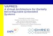 VAPRES A Virtual Architecture for Partially Reconfigurable Embedded Systems Presented by Joseph Antoon Abelardo Jara-Berrocal, Ann Gordon-Ross NSF Center