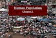 Human Population Chapter 13 Human Population Chapter 3