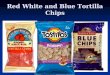 Red White and Blue Tortilla Chips. The Domestication of Maize