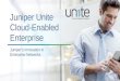 Copyright © 2014 Juniper Networks, Inc. 1 Juniper Unite Cloud-Enabled Enterprise Juniperâ€™s Innovation in Enterprise Networks