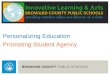 Personalizing Education Promoting Student Agency