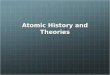 Atomic History and Theories Atom Definition: the smallest particle of any element that retains the properties of that element.Definition: the smallest