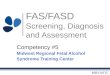 MRFASTC FAS/FASD Screening, Diagnosis and Assessment Competency #5 Midwest Regional Fetal Alcohol Syndrome Training Center