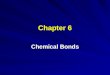 Chapter 6 Chemical Bonds. 6.1 Ionic Bonding Chemical properties, such as reactivity, depend on an element’s electron configuration