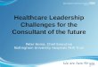 Healthcare Leadership Challenges for the Consultant of the future Peter Homa, Chief Executive Nottingham University Hospitals NHS Trust
