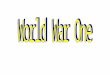Aims of the course You will explore What life was like in World War one Key events of the war Types of weapons used In today’s