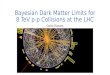 Bayesian Dark Matter Limits for 8 TeV p-p Collisions at the LHC Cedric Flamant