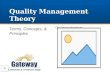 Quality Management Theory Terms, Concepts, & Principles