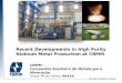 Innovate, Respect, Compete Recent Developments in High Purity Niobium Metal Production at CBMM CBMM - Companhia Brasileira de Metalurgia e Minera§£o Arax,