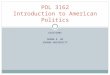 ELECTIONS SHANG E. HA SOGANG UNIVERSITY POL 3162 Introduction to American Politics