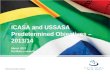 ICASA and USSASA Predetermined Objectives – 2013/14 March 2013 Portfolio committee