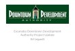 Escanaba Downtown Development Authority Project Update Ed Legault