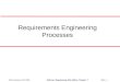 ©Ian Sommerville 2006Software Engineering, 8th edition. Chapter 7 Slide 1 Requirements Engineering Processes