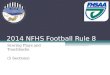 2014 NFHS Football Rule 8 Scoring Plays and Touchbacks (5 Sections)