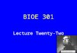 BIOE 301 Lecture Twenty-Two. FDA Regulates products whose annual sales account for ¼ of consumer spending in US Responsible for ensuring SAFETY and EFFICACY