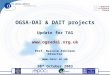 OGSA-DAI & DAIT projects Update for TAG  Prof. Malcolm Atkinson Director  30 th October 2003