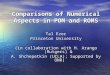 Comparisons of Numerical Aspects in POM and ROMS Tal Ezer Princeton University (in collaboration with H. Arango (Rutgers) & A. Shchepetkin (UCLA); Supported