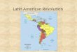 Latin American Revolution Unit 7. Setting the Stage The French ideals of liberty, equality, and fraternity inspired many Latin Americans to rise up against