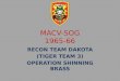 MACV-SOG 1965-66 RECON TEAM DAKOTA (TIGER TEAM 3) OPERATION SHINNING BRASS
