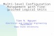 1 Multi-level Configuration Management with Fine-grained Logical Units Tien N. Nguyen Electrical and Computer Engineering Department Iowa State University