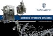 Boosted Pressure Systems Sani-Matic University. sanimatic.com