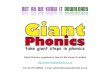 Giant Phonics supplied by Not As We Know It Limited  Tel: 01778 440694 e-mail: admin@notasweknowit.co.uk