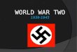 WORLD WAR TWO 1939-1945. The Allies Versus The Axis