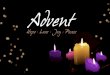 On Sunday, we began our Advent journey towards Christmas Over the next four weeks we make our preparations and get ourselves ready inside to meet Jesus