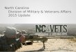 North Carolina Division of Military & Veterans Affairs 2015 Update
