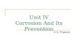 Unit IV Corrosion And Its Prevention A.S.Thakare