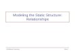 Modeling the Static Structure: Relationships ©SoftMoore ConsultingSlide 1