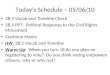 Today’s Schedule – 05/06/10 28.4 Vocab and Timeline Check 28.4 PPT: Political Response to the Civil Rights Movement Continue Movie HW: 28.5 Vocab and Timeline