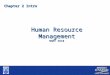 Human Resource Management MGMT 3810 Chapter 2 Intro